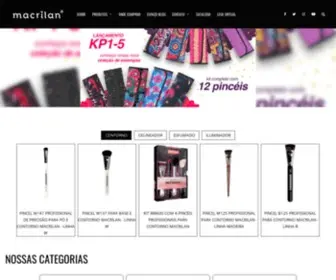 Macrilan.com(Macrilan Produtos de beleza e acessórios de maquiagem) Screenshot