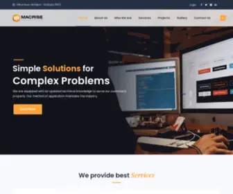 Macrisetech.com(Macrise Tech Solutions) Screenshot