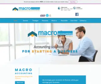 Macroaccounting.co.nz(Qualified Chartered Accountants) Screenshot