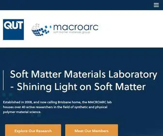 Macroarc.org(Macromolecules & Soft Matter Materials Laboratory) Screenshot