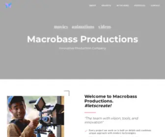 Macrobassproductions.com(Macrobassproductions) Screenshot