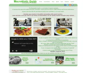 Macrobiotics.co.uk(The Macrobiotic Guide) Screenshot