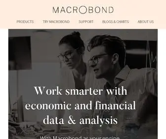 Macrobond.com(Macrobond Financial) Screenshot