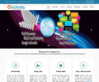 Macrodel.com(BULK SMS IN INDIA) Screenshot