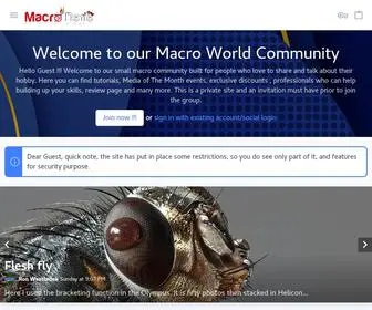 Macroderie.com(Home Page) Screenshot