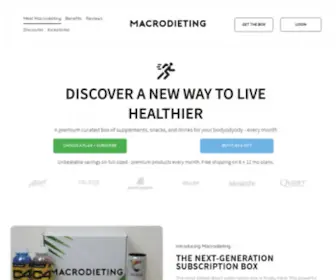 Macrodieting.co(Meet Macrodieting) Screenshot