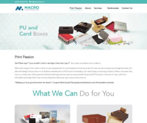 Macrodubai.com(Digital Printing Dubai) Screenshot