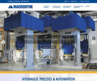 Macrodynepress.com(Macrodyne Technologies) Screenshot