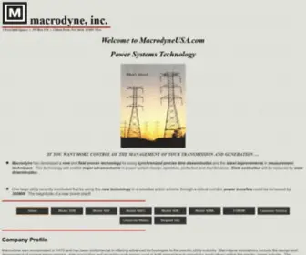 Macrodyneusa.com(Macrodyne, Inc) Screenshot