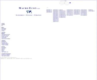 Macroeconomicanalysis.com(Macroeconomic Analysis) Screenshot
