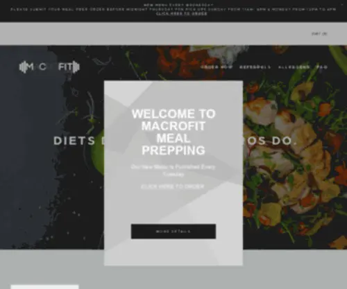 Macrofitmeals.co(Macrofit Meals) Screenshot