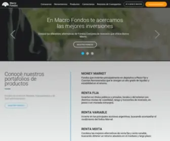 Macrofondos.com.ar(Macro Fondos) Screenshot