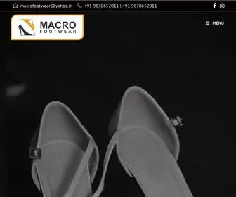 Macrofootwear.com(Macro Footwear) Screenshot