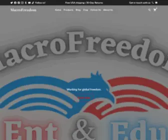 Macrofreedom.com(MacroFreedom E&E) Screenshot