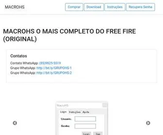 Macrohs.com(MACRO PARA FREE FIRE (BUG DO CAPA)) Screenshot