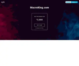 Macroking.com(MacroKing) Screenshot