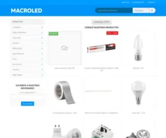 Macroled.com.ar(Inicio) Screenshot