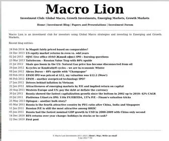 Macrolion.com(Macro Lion) Screenshot