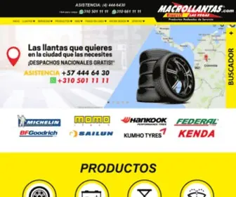 Macrollantas.com(Expertos en llantas) Screenshot