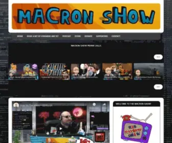 Macronshow.com(The best prank calls and comedy podcast in the multiverse) Screenshot