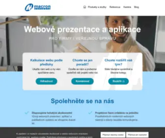Macronsoftware.cz(Macron Software) Screenshot