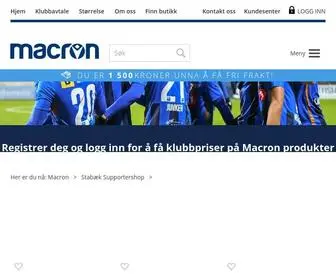 Macronstore.no(Macron) Screenshot