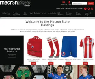 MacronStorehastings.com(Macron Store Hastings) Screenshot