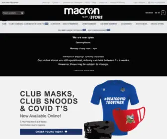 MacronStoreneath.co.uk(Macron Store Neath) Screenshot