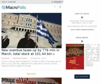 Macropolis.gr(Macropolis) Screenshot