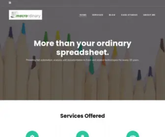 Macrordinary.ca(Home) Screenshot