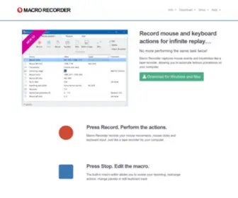 Macrorecorder.com(Macro Recorder) Screenshot