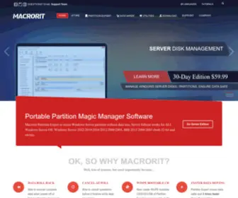 Macrorit.com(Bootable Portable Partition Manager) Screenshot