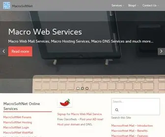 Macrosoftnet.com(MacroSoftNet) Screenshot