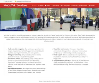 Macrotekservices.com(MacroTek Services) Screenshot