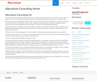 Macrotoneconsulting.co.uk(Macrotone Consulting Ltd) Screenshot