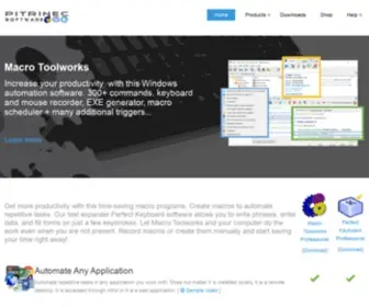 Macrotoolworks.com(Macro Software to Automate Repetitive Tasks with Macros) Screenshot