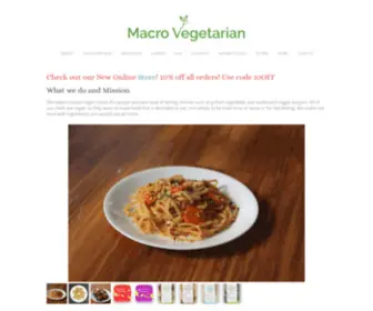 Macrovegetarian.com(Macro Vegetarian) Screenshot