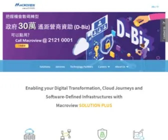 Macroview.com(Macroview Telecom Group) Screenshot