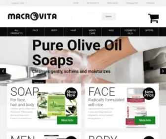 Macrovita.ca(Macrovita Natural Cosmetics) Screenshot