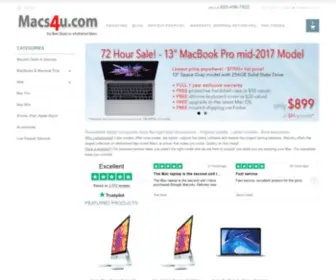 Macs4U.com(70% Off Apple Certified Refurbished Computers) Screenshot