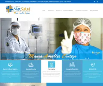 Macsalud.com(Clínica) Screenshot