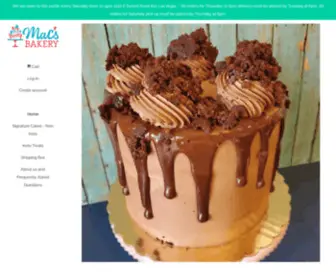 Macsbakerylasvegas.com(Mac's Bakery) Screenshot