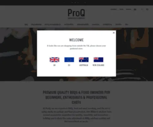 Macsbbq.com(ProQ BBQs & Smokers) Screenshot
