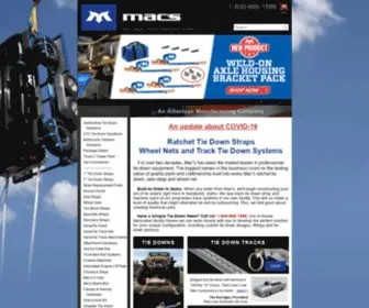 Macscustomtiedowns.com(Professional Tie Down Systems for Any Vehicle) Screenshot
