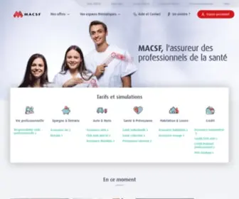 Macsf-Exerciceprofessionnel.fr(Mutuelle d) Screenshot