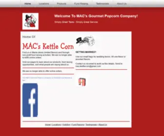 Macskettlecorn.com(Macskettlecorn) Screenshot