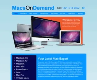 Macsondemand.com(Mac Repair) Screenshot