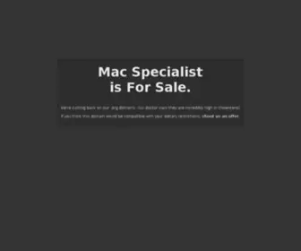 Macspecialist.org(Mac Specialist) Screenshot