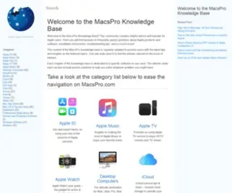 Macspro.com(The MacsPro Knowledge Base) Screenshot
