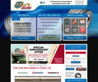 Macstirepros.com(Mac's Tire Pros) Screenshot